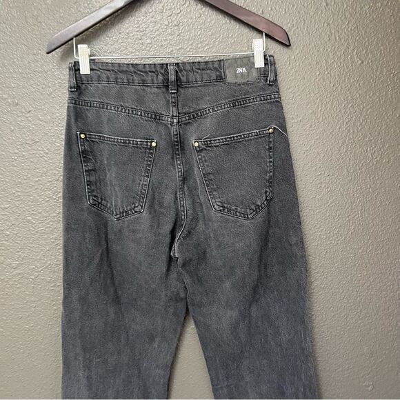 Zara distressed wide leg jeans - Picture 4 of 10